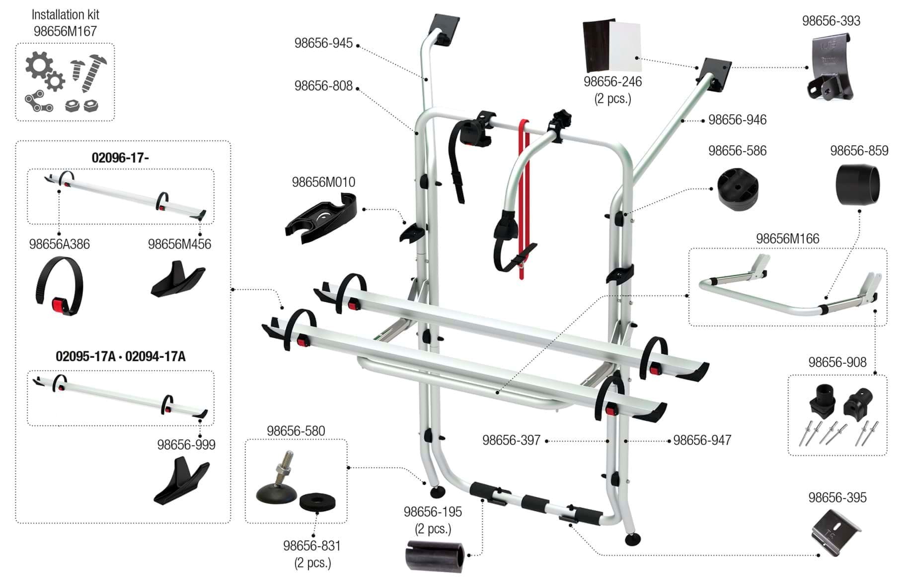 Afbeelding voor categorie Carry-Bike VW T5 02096-17- 02095-17A 02094-17A