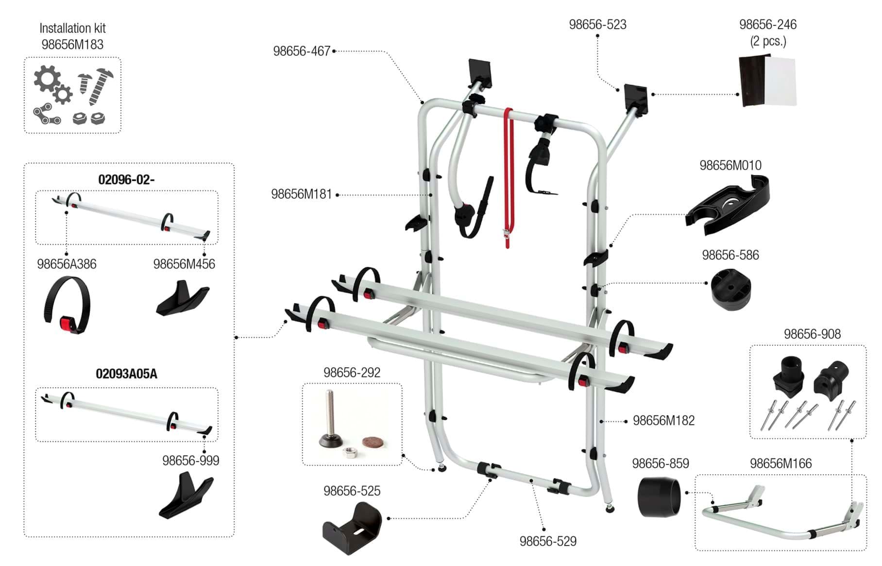 Afbeelding voor categorie Carry-bike Mercedes Vito 02096-02- 02093A05A